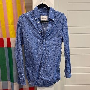 Brooks Brothers Blue Floral Men's Shirt